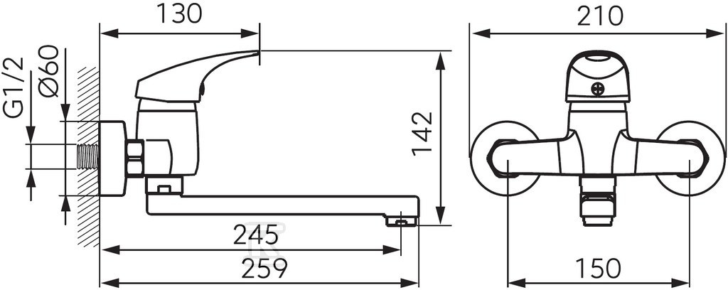 Bateria zlewozmywakowa FERRO ONE - BFO5